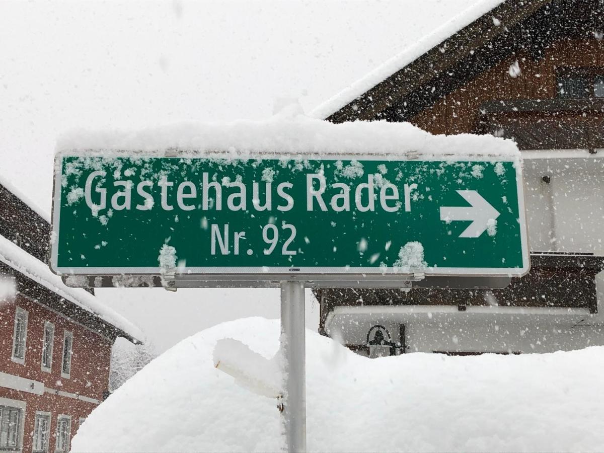 Gaestehaus Rader 魏斯布里阿赫 外观 照片